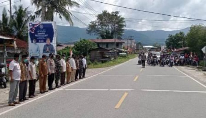 Detik-detik Proklamasi HUT RI ke-76 di Kecamatan Susoh Khidmat dan Sederhana