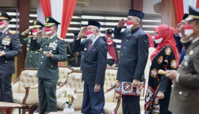 Gubernur dan Forkopimda Aceh Ikuti Upacara HUT RI ke-76 secara Virtual Bersama Presiden