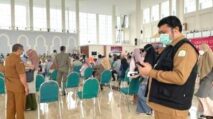 Hari Ini, 463 Orang Divaksin di Convention Hall Banda Aceh