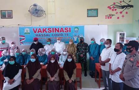 Sekda Aceh, Dr. Taqwallah, M.Kes, MM mengunjungi SMA Negeri 1 Blangpidie, Kabupaten Aceh Barat Daya (Abdya), Jum’at (17/9/2021). 