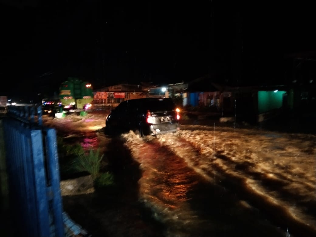 Hujan Lebat, Gampong Alue Mangota Blangpidie Kembali Direndam Banjir
