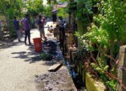 Puluhan Warga Gampong Mata Ie Blangpidie Bersihkan Saluran dengan PKTD