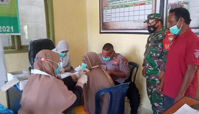 Lindungi Warga Dari Covid-19, Gampong Ladang Tuha I Abdya Kembali Laksanakan Vaksinasi
