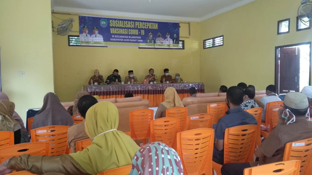 Pemkab Abdya Gelar Sosialisasi Percepatan Vaksinasi COVID-19