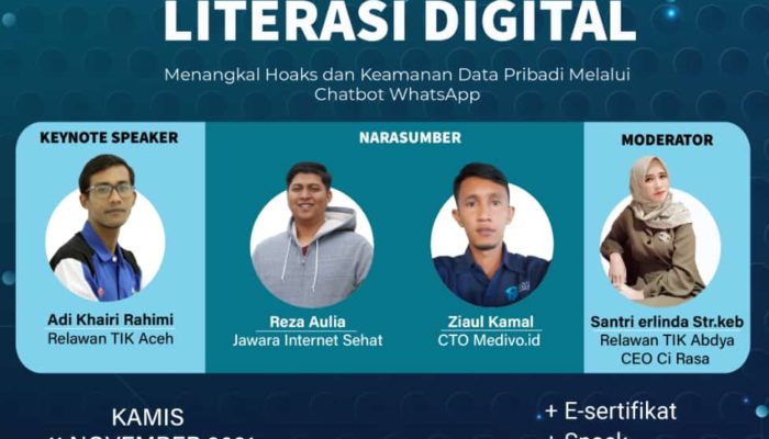 Jawara Internet Sehat Akan Gelar Road Show Literasi Digital di Abdya, Yuk Buruan Daftar!