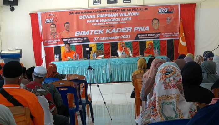 DPW PNA Abdya Gelar Bimtek kepada Para Kader Partai