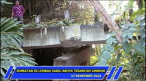 Jembatan di Lembah Sabil Abdya Terancam Ambruk