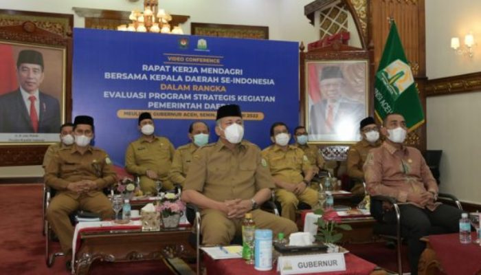 Gubernur dan Ketua DPR Aceh Ikuti Rakernas Bersama Mendagri