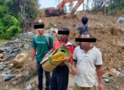 Polisi Amankan Tiga Pelaku Tambang Emas Ilegal di Nagan Raya