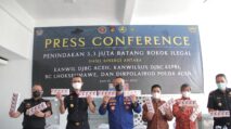 Bea Cukai Sita 3,3 Juta Batang Rokok Illegal senilai Rp6 Milyar di Perairan Aceh