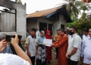Wakil Ketua DPRA Safaruddin Santuni Keluarga Korban Kebakaran di Abdya