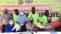 Polres Lhokseumawe Amankan Tiga Tersangka Kasus Narkotika