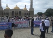 Massa di Abdya Gelar Aksi Damai Bela Islam Minta Jokowi Pecat Menteri Agama
