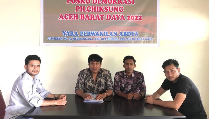 YARA Abdya Buka Posko Pengaduan Kecurangan Pilchiksung 2022
