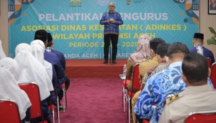 Pengurus Wilayah Asosiasi Dinas Kesehatan Aceh Dilantik