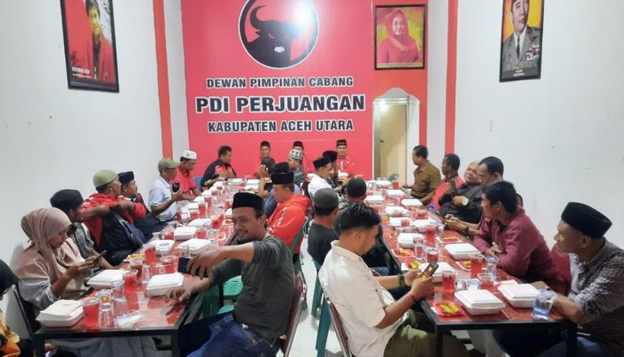 DPC PDI Perjuangan Aceh Utara Gelar Rapat Konsolidasi dan Buka Puasa Bersama