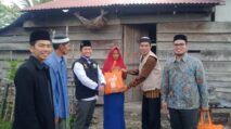 LAZISMU Simeulue Bagikan Paket Sembako untuk Kaum Dhuafa