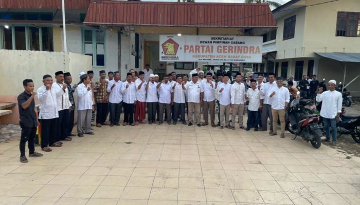 DPC Gerindra Abdya Rakor Kesiapan Pendaftaran Parpol Peserta Pemilu 2024