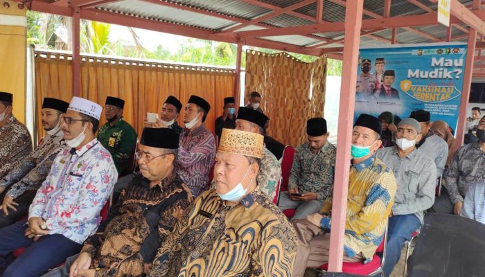 Gandeng Polres dan PCNU, Kemenag Aceh Utara Gelar Vaksinasi Booster