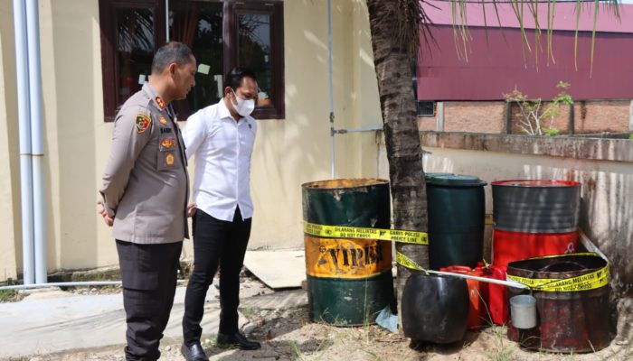 Timbun BBM Bersubsidi, Polisi Amankan Warga Pantee Bidari Aceh Timur