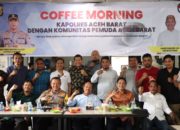 Kapolres Aceh Barat Gelar Coffee Morning Bersama Komunitas Pemuda