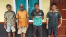 Curi Besi PKS, Empat Warga Simeulue Diamankan Polisi