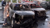 Dua Unit Mobil Ludes Terbakar di Kampung Baru Banda Aceh