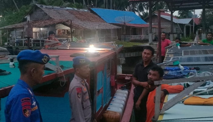 Dua Kapal Asal Nias Tak Miliki Dokumen Diamankan Polisi di Simeulue