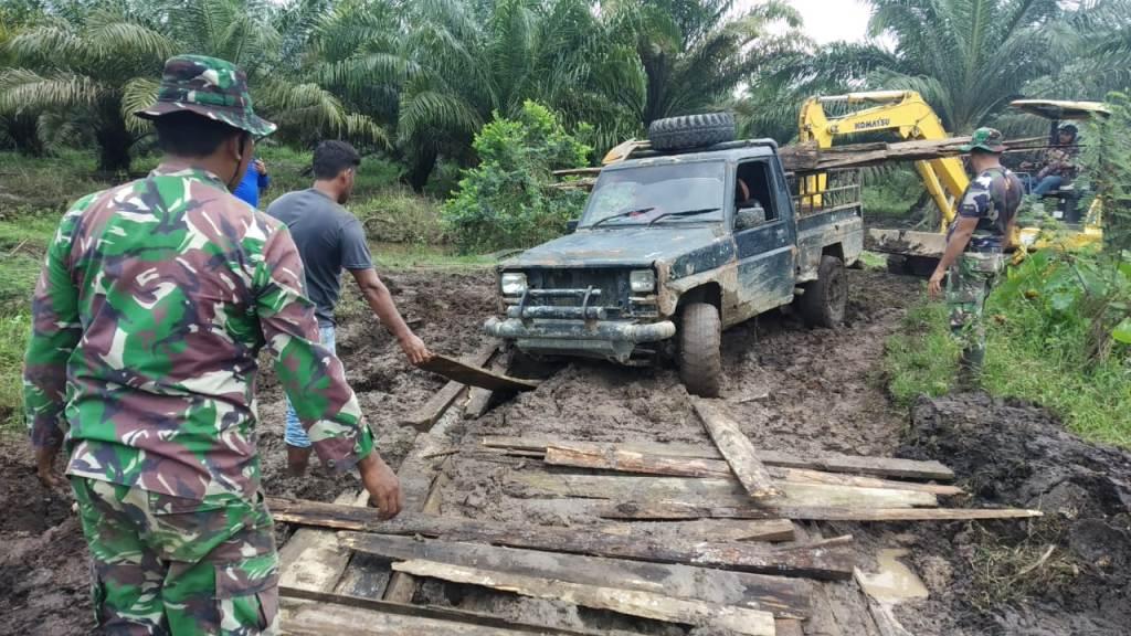 Yonif 116/GS Siap Bantu Sukseskan TMMD Reg 113 Kodim Nagan Raya