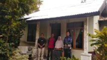 Dari Dana Desa, Gampong Lhung Tarok Abdya Rehab Rumah Dhuafa