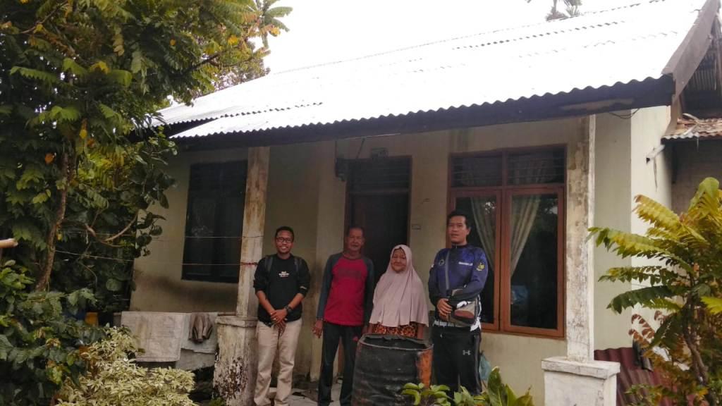 Dari Dana Desa, Gampong Lhung Tarok Abdya Rehab Rumah Dhuafa