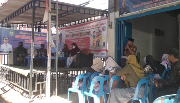 Pemerintah Gampong Pasar Blangpidie Gelar Sosialisasi PHBS