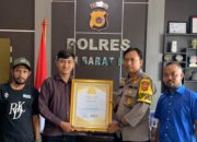 Kapolres Abdya Raih Anugerah TIMES Indonesia 2021