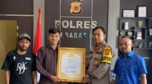 Kapolres Abdya Raih Anugerah TIMES Indonesia 2021