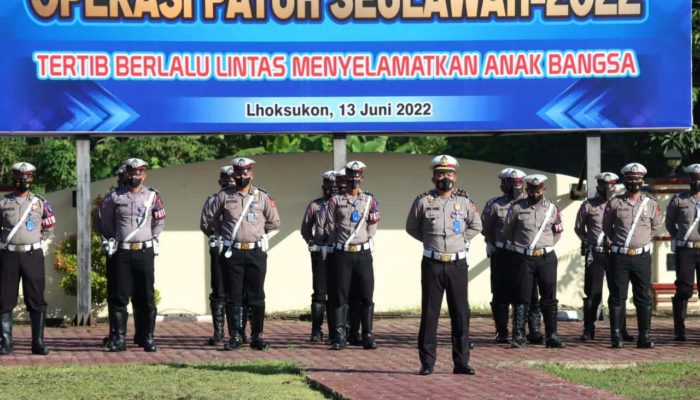 Operasi Patuh Seulawah 2022 Dimulai, Kapolres Aceh Utara Imbau Warga Patuh