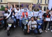 Sambut HUT Bhayangkara ke-76, Polisi di Aceh Gelar Kontes Vespa
