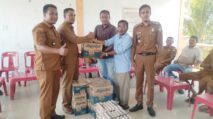 Forum Keuchik Blangpidie Salurkan Bantuan untuk Korban Abrasi Pantai di Susoh