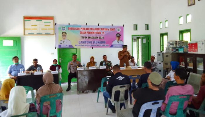 Pemerintah Gampong Seunaloh Blangpidie Gelar Sosialisasi PHBS kepada Masyarakat