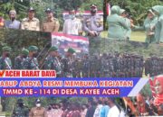 Wabup Abdya Resmi Buka TMMD ke-114 di Desa Kayee Aceh