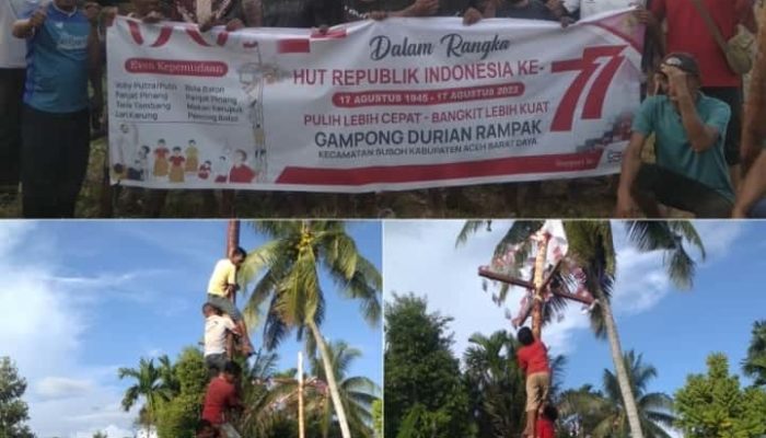 HUT RI ke-77, Pemuda Durian Rampak Susoh Gelar Aneka Perlombaan
