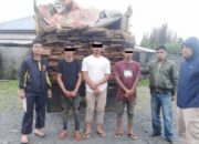 Tiga Terduga Pelaku Ilegal Logging di Bener Meriah Ditangkap Polisi