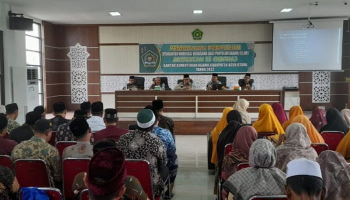 Penyuluh Agama Islam di Aceh Utara Dapat Penguatan Moderasi Beragama