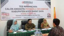 Panwaslih Abdya Umumkan Peserta yang Lulus Seleksi Panwascam