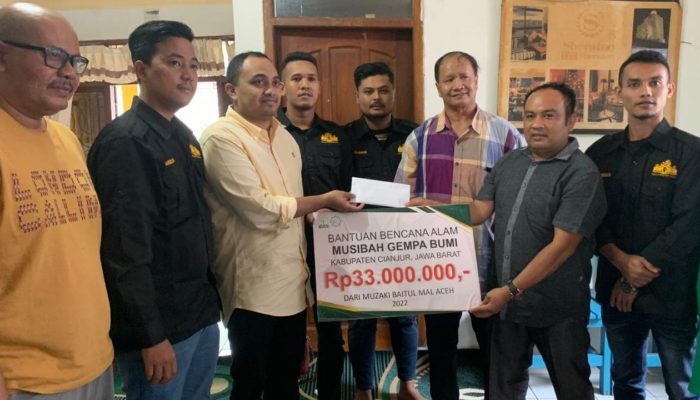 FPRA dan Pemerintah Aceh Salurkan Bantuan untuk Warga Aceh Korban Gempa Cianjur