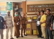 Partai Golkar Aceh Utara Serahkan Bantuan Antigen ke RSUD Cut Meutia