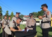 Kapolres Aceh Selatan Pimpin Sertijab sejumlah PJU dan Kapolsek