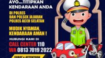 Polres Aceh Selatan Siapkan Layanan Penitipan Kendaraan Gratis Selama Mudik Lebaran 2023