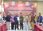 Miliki Visi Aceh Unggul, Mizar Liyanda Resmi Daftar Calon DPD RI