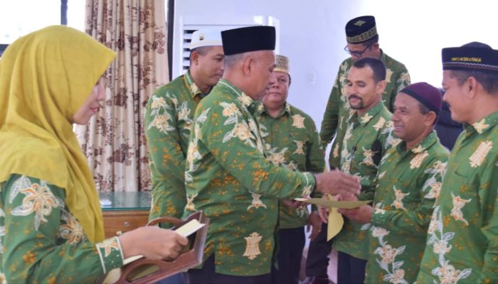 125 PNS Kemenag Aceh Utara Terima SK Jabatan Pelaksana