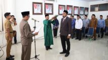 Bupati Tgk Amran Lantik Direktur MUQ Aceh Selatan